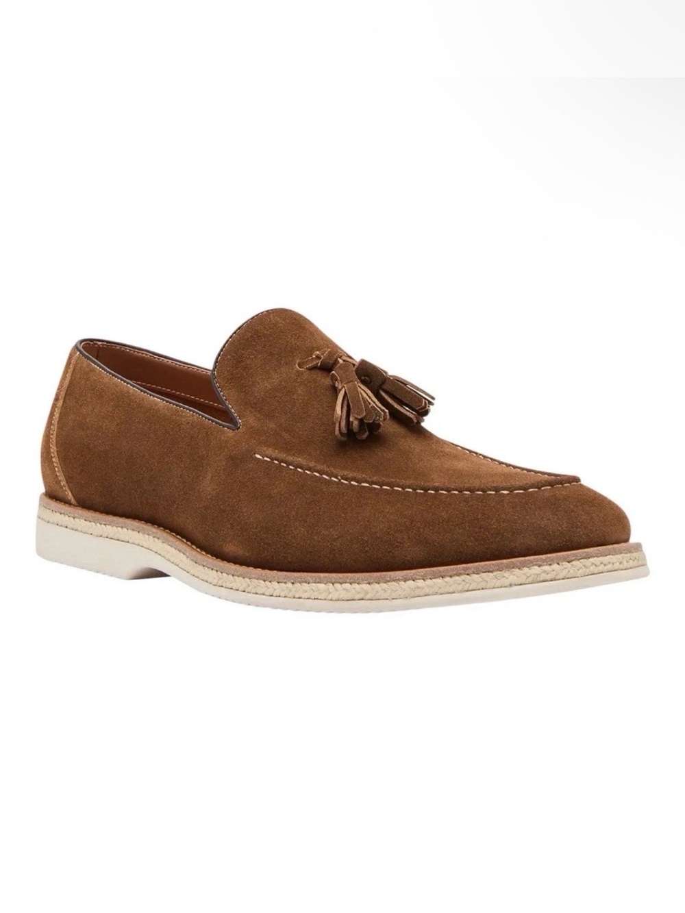 Steve Madden Men's Zander Slip On Tassel Loafers Tobacco Size 9.5M